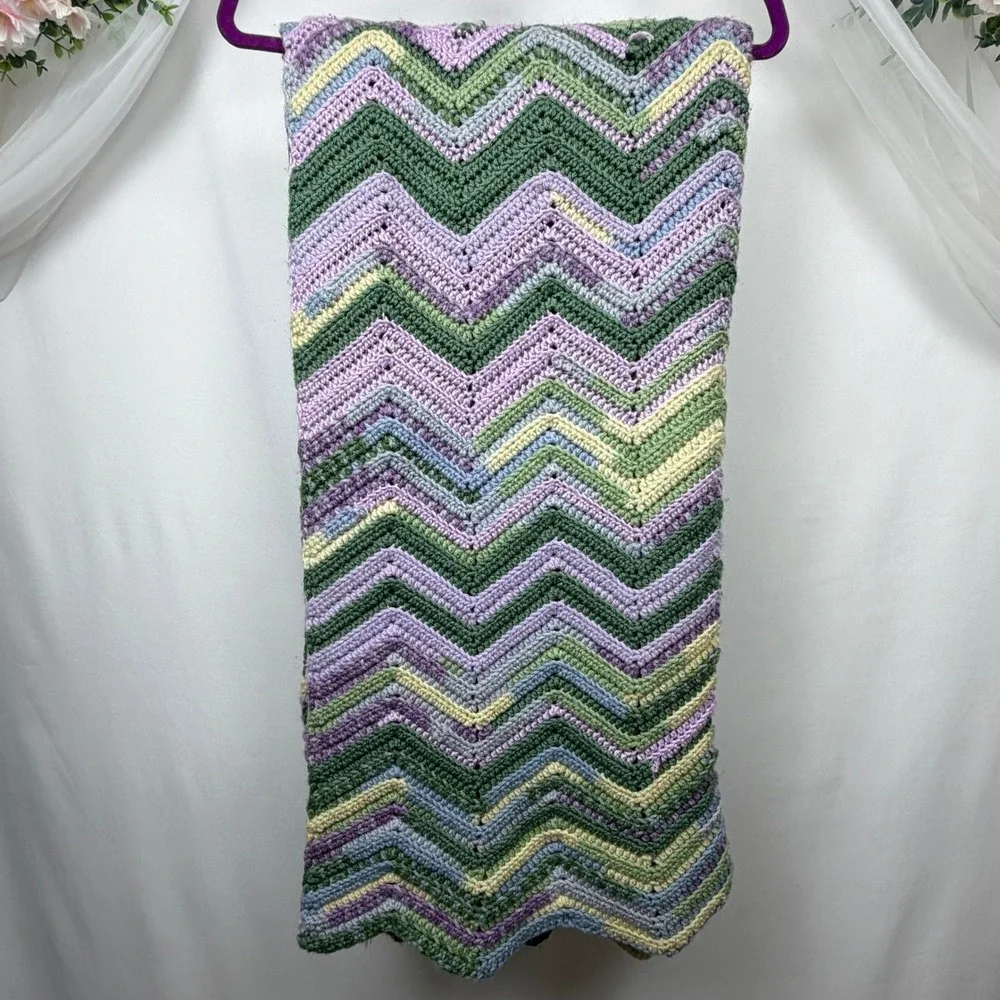 Handmade crochet blanket